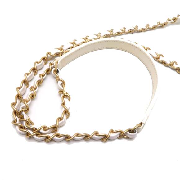 Chanel Matelasse Mini Flap Bag, Women's Shoulder Lambskin, White - Picture 5 of 10